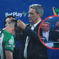 El empujón de los jugadores de Atlético Nacional al presidente de la Dimayor