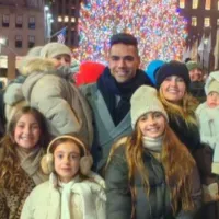 Así fue la Navidad de Falcao en Nueva York