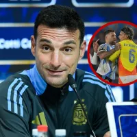 Scaloni reaccionó a la pelea entre Richard Ríos y Otamendi: esto dijo