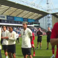 Llamativa imagen que dejó Luis Díaz en homenaje a Diogo Jota en el primer amistoso de Liverpool