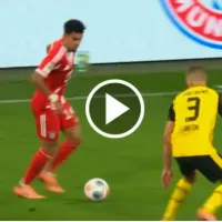 La espectacular jugada de Luis Díaz en el segundo gol del Bayern Múnich en la victoria ante Borussia Dortmund
