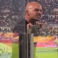 AC Milan fan caught on video spitting at Roma supporters