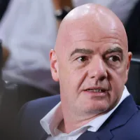 FIFA president Gianni Infantino reacts to violence at Brazil-Argentina