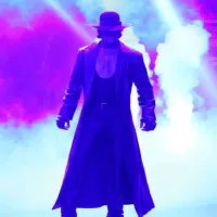 Why was the Undertaker at the Riyadh Season Trophy final?