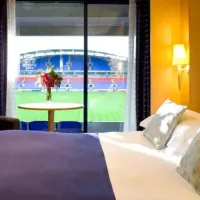 English club using their stadium as a hotel, for $145 a night you can enjoy a match