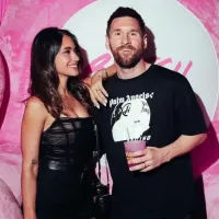 Lionel Messi, Luis Suarez, and Antonela Roccuzzo party at the Bresh Fiesta in Miami