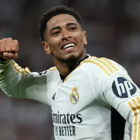 David Beckham celebrates Real Madrid UCL win