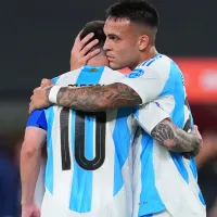 Video: Lautaro Martinez celebrates and dedicates his goal to Messi after scoring against Peru