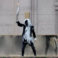Who was the masked man in the Paris 2024 Olympics opening ceremony?