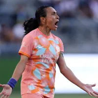 Marta's emotional reaction to Orlando Pride winning their first NWSL shield