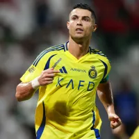 Crstiano Ronaldo scores for Al Nassr to give the lead against Al Qadsiah