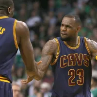 LeBron, jokingly, blames Curry, Draymond, and Durant for not having more NBA championships