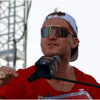 Matthew Tkachuk only needed one word to fuel Brad Marchand speculation after Aaron Ekblad’s extension with Panthers