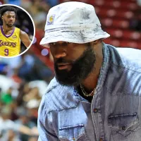 Lakers veteran LeBron James shows support for Bronny at Summer League with clear advice during game