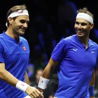 Roger Federer and Rafa Nadal reunite at the Spaniard’s Academy in Mallorca
