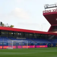 Why are Barcelona and Valencia playing at Estadi Johan Cruyff instead of Montjuic or Camp Nou today?