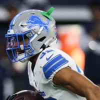 What is the green thing on Detroit Lions S Brian Branch’s helmet?