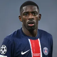Why is Ousmane Dembele not playing today for PSG vs Barcelona?