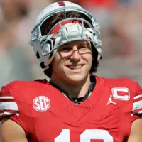 Is John Mateer playing today for Oklahoma Sooners vs Texas Longhorns in the Red River Rivalry?