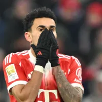 Why is Luis Diaz not playing today for Bayern Munich vs Sporting CP in 2025-26 UEFA Champions League?