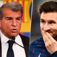 Con LaLiga en la mano, Laporta cambió el discurso respecto a Messi