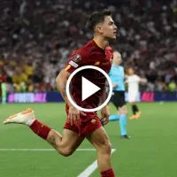 Volvió Dybala y le da la ventaja a Roma en la final de Europa League