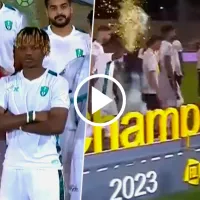 VIDEO  Al-Ahli ascendió, pero los jugadores no mostraron ni una sonrisa en la premiación