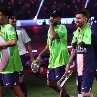 El gesto de Messi y Neymar en la celebración del PSG