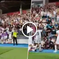 Milagro en España: cedió una tribuna en El Clásico de filiales