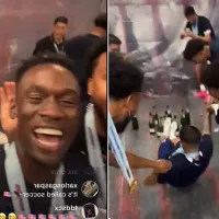 DESCONTROL: Estados Unidos festejó la Nations League con cervezas y a pura joda