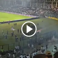VIDEO  Enfrentamientos entre hinchas de Vasco da Gama y la policía