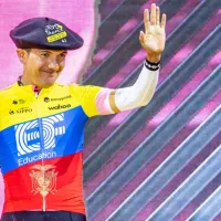 (VIDEO) Richard Carapaz sufre una fuerte caída en el Tour de France