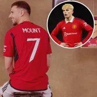 La reacción de Garnacho ante el anuncio de que Mount usará la 7