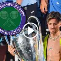 Metió un batacazo en Wimbledon y festejó imitando a Grealish