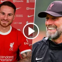 La primera reacción de Klopp al encontrarse con Mac Allister