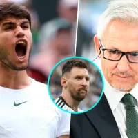 Debate: Gary Lineker pone a Carlos Alcaraz a la altura de Messi y Ronaldo