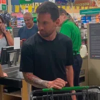 Segundo día de Messi en Miami: fue captado realizando compras en supermercado