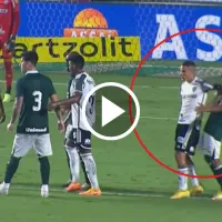 Arana pegó un codazo criminal y dejó a Atlético Mineiro con uno menos