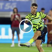 VIDEO  Havertz pasó vergüenza en el desafío de voleas de la MLS