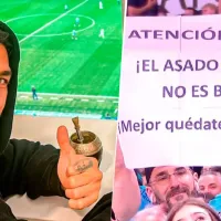 Hinchas de Gremio hacen particular advertencia a Luis Suárez