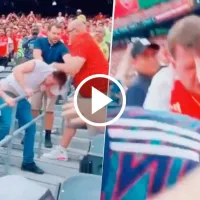 Incidentes entre hinchas del Manchester United y Arsenal