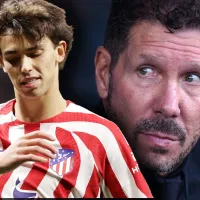 No se la dejó pasar, Simeone le pegó a Joao Félix y sus declaraciones sobre irse al Barcelona