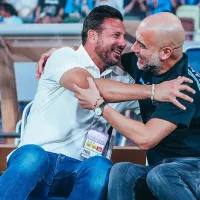 El tierno abrazo interminable de Claudio Pizarro y Pep Guardiola