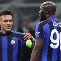 Lautaro Martínez disparó con todo contra Lukaku