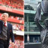 Arsenal celebra al legendario Arsene Wegner con una estatua de 3 metros frente al Emirates