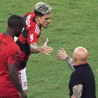 Así fue el reencuentro entre Sampaoli y Pedro en Flamengo