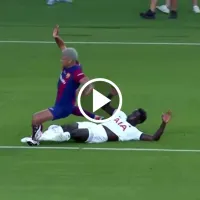 Alarma en Barcelona: Ronald Araújo salió lesionado y preocupa a Xavi