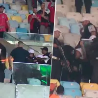 VIDEOS  GRAVES incidentes en el Maracaná en el Fluminense vs. Argentinos Juniors