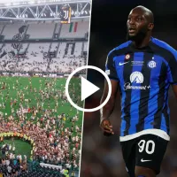 Hinchas de Juventus invadieron la cancha para protestar: \'Lukaku no\'