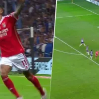 VIDEO: el golazo de zurda de Ángel Di María para el título de Benfica en la Supercopa de Portugal